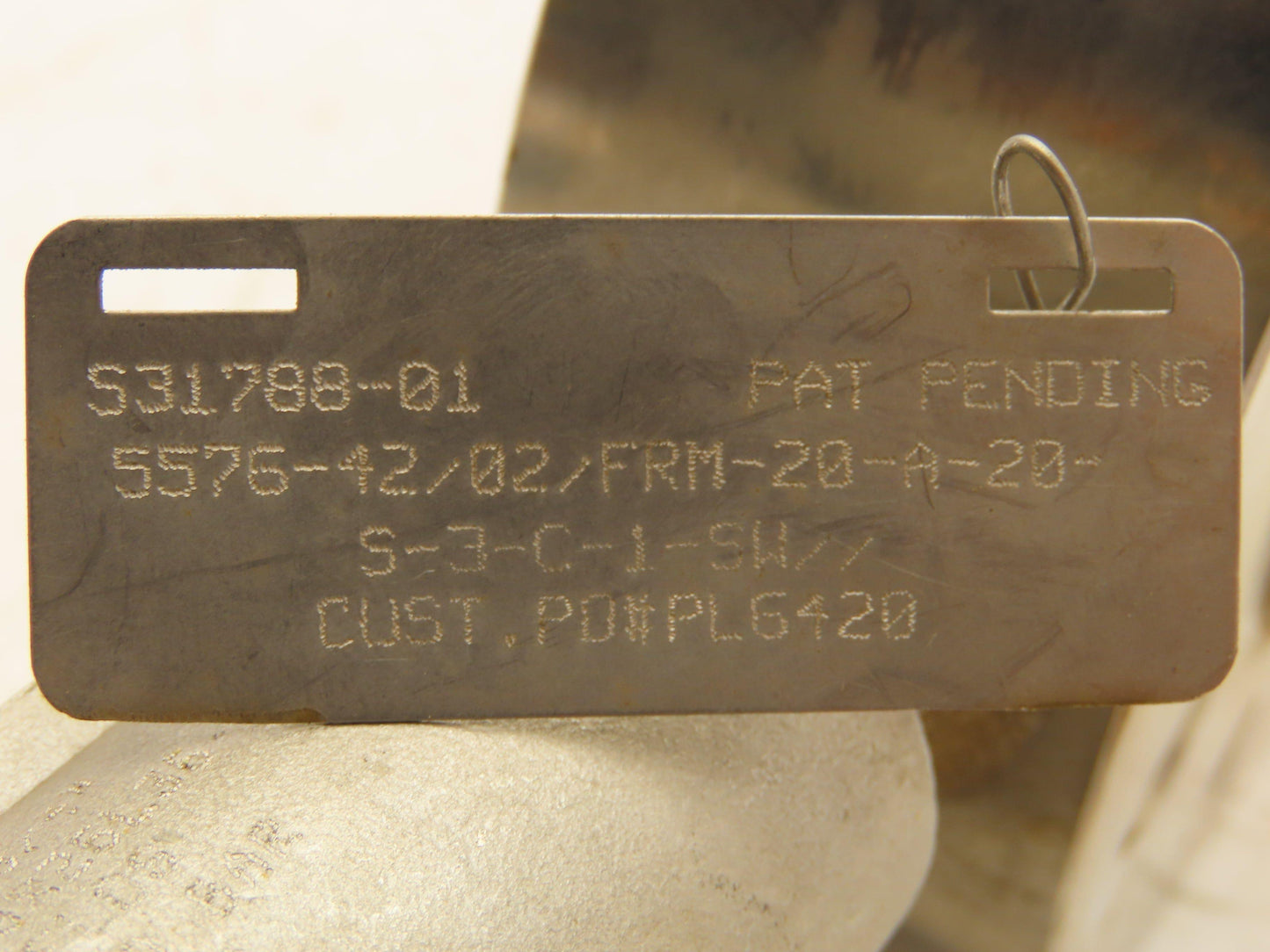 TBV FRM-20 Stainless Steel 2" ANSI Class 300 TEE 2x2x1/2" Pipe Flange Valve