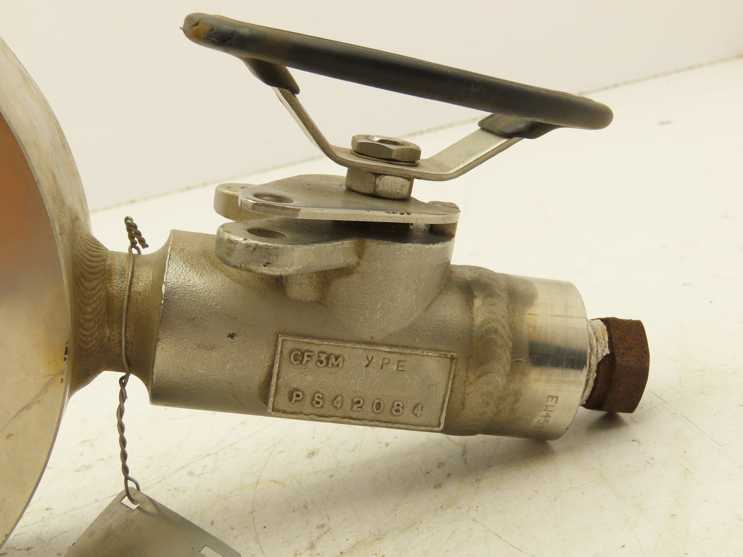 TBV FRM-20 Stainless Steel 2" ANSI Class 300 TEE 2x2x1/2" Pipe Flange Valve