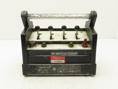 Telemotive LTX Crane Hoist Radio Remote Control 4 Lever 2 Button Model 8020