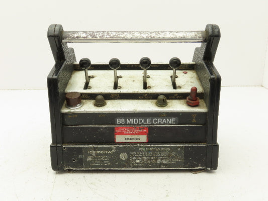 Telemotive LTX Crane Hoist Radio Remote Control 4 Lever 2 Button Model 8020
