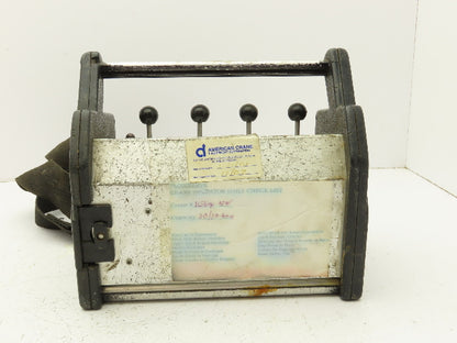 Telemotive LTX Crane Hoist Radio Remote Control 4 Lever 2 Button Model 8020