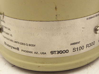 Honeywell ST3000 Smart Pressure Transmitter 0-30 PSI Ambient -40 To 93°C 1/2"Npt