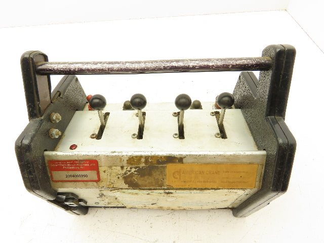 Telemotive LTX Crane Hoist Radio Remote Control 4 Lever 2 Button Model RS8020