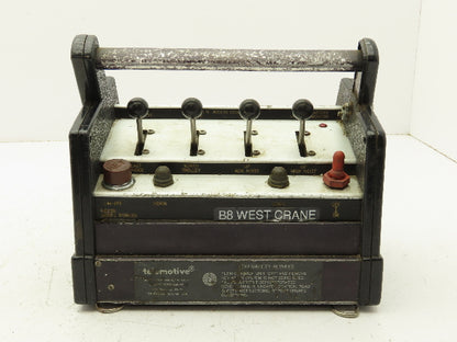 Telemotive LTX Crane Hoist Radio Remote Control 4 Lever 2 Button Model RS8020