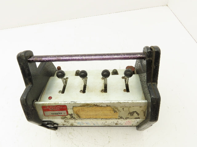 Telemotive LXT Crane Hoist Radio Remote Control 4 Lever 2 Button Model 8020
