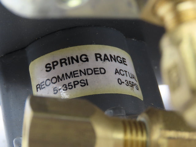 Fisher Controls 670GV-1 Panel-Mounted Loading Regulator Assembly 0-35PSI