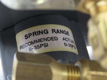 Fisher Controls 670GV-1 Panel-Mounted Loading Regulator Assembly 0-35PSI