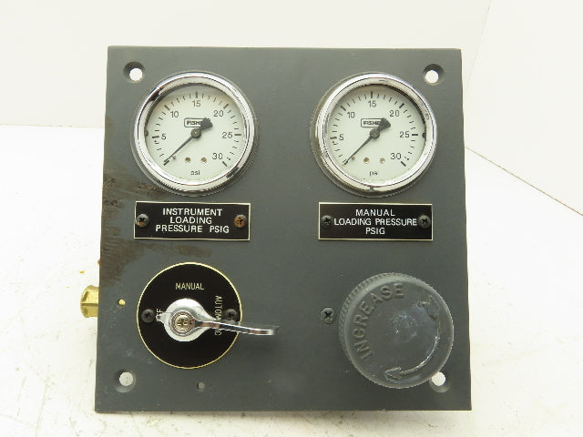 Fisher Controls 670GV-1 Panel-Mounted Loading Regulator Assembly 0-35PSI