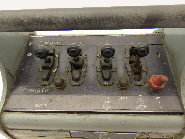 Telemotive RC-E3600 Vintage Crane Control Remote 4 Lever 2 Button 2 Switches