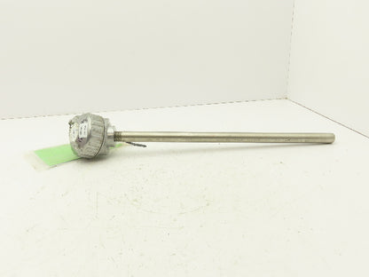 Athena Tudor Sensors Dual Thermocouple Sensor 0-2200°F 17-3/4" Probe 3/4" Npt