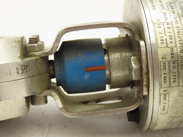 GEA 8880-0102-0100-0000 Pneumatic T-Smart Sanitary Butterfly Valve 1" PN10 316L