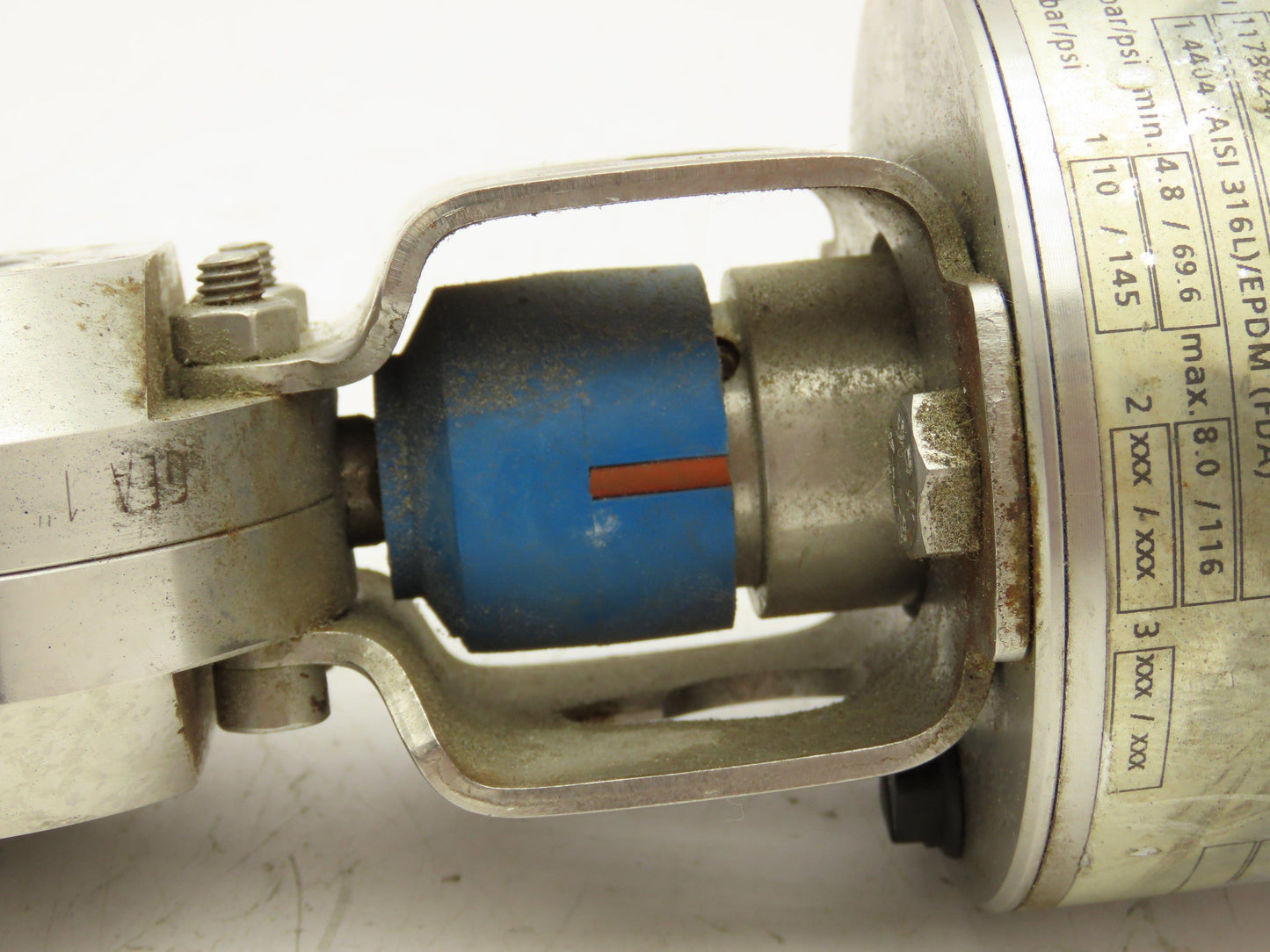 GEA 8880-0102-0100-0000 Pneumatic T-Smart Sanitary Butterfly Valve 1" PN10 316L