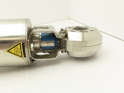 GEA 8880-0102-0100-0000 Pneumatic T-Smart Sanitary Butterfly Valve 1" PN10 316L