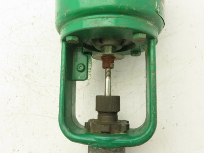 Fisher 513GS Pneumatic Diaphragm Actuator Control Valve 1/2" NPT Bronze 3-15 PSI
