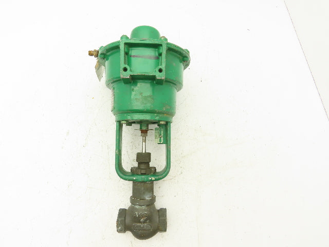 Fisher 513GS Pneumatic Diaphragm Actuator Control Valve 1/2" NPT Bronze 3-15 PSI