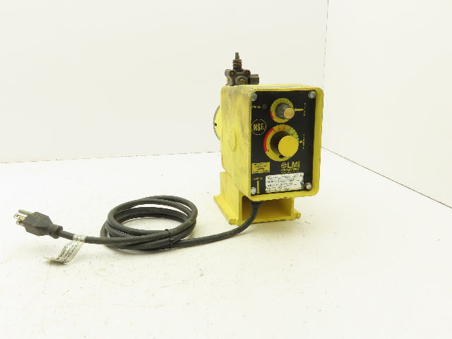 LMI Milton Roy A151-392BI Electromagnetic Dosing Pump 110 PSI 1 GPH 120V 1.40A