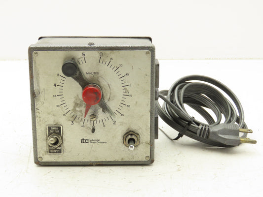 ITC Industrial Timer P-5MIN Analog Timer 5 Min 120V