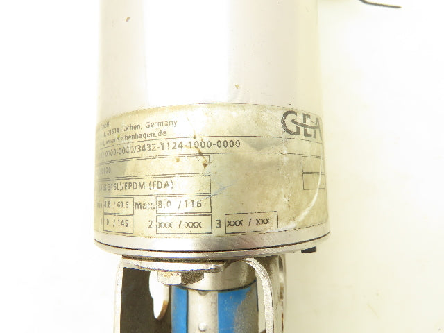 GEA 8880 2002-0100-0000 T-Smart Pneumatic Actuator 1" Stainless Sanitary Valve