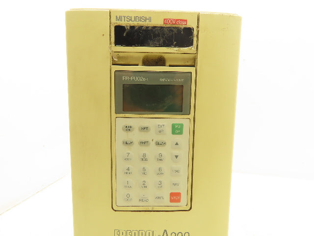 Mitsubishi FR-A240E-2.2K-UL Freqrol-A200 AC Drive 460VAC 6A 3PH 3HP