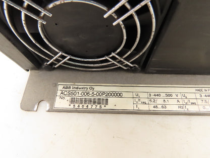 ABB ACS501-006-5-00P200000 Adjustable Frequency Drive VFD 480V 3Ph 5Hp