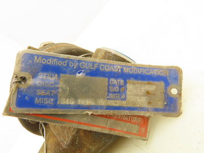 Bonney Forge HL 48L-NACE 1/2" Stainless Bolted Piston Valve