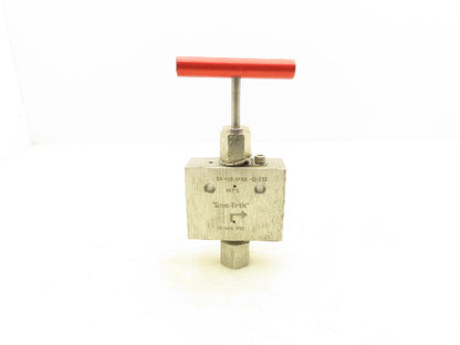 Sno-Trik SS-410-FPAR-G-STE Stainless High Pressure Angle-Pattern Needle Valve