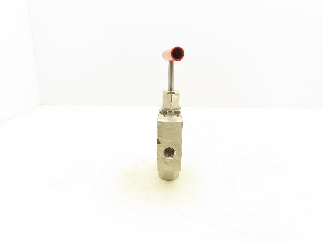 Sno-Trik SS-410-FPAR-G-STE Stainless High Pressure Angle-Pattern Needle Valve