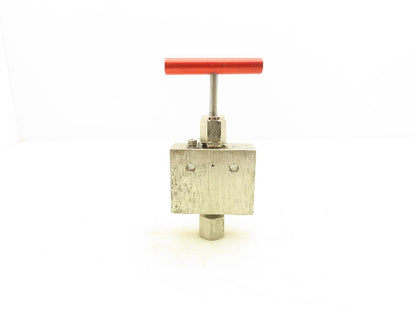 Sno-Trik SS-410-FPAR-G-STE Stainless High Pressure Angle-Pattern Needle Valve