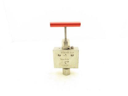Sno-Trik SS-410-FPAR-G-STE Stainless High Pressure Angle-Pattern Needle Valve