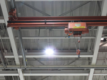 Cleveland Tramrail P&H 2 Ton Underhung Bridge Crane 42' 11" Span Magnetek Remote