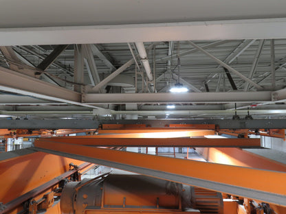 Cleveland Tramrail P&H 7.5 Ton Double Girder Bridge Crane 39' 6" Span w/Remote