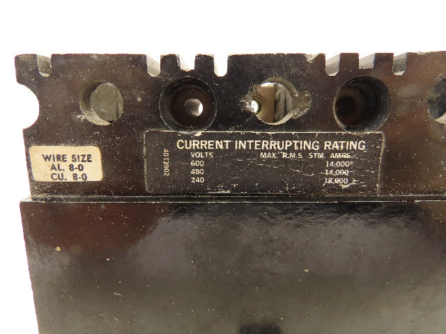Square D FAP34060 Circuit Breaker 60A 3 Pole 600V
