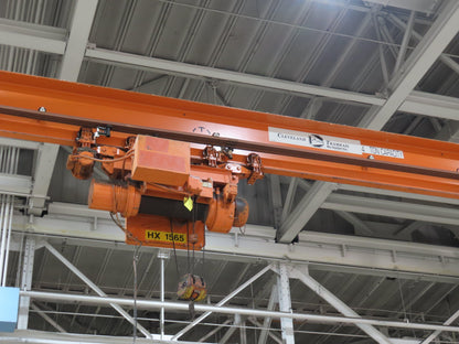 Cleveland Tramrail P&H 4 Ton Single Girder Underhung Bridge Crane 45' 10" Span
