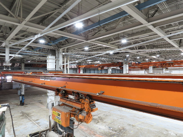 Cleveland Tramrail P&H 4 Ton Single Girder Underhung Bridge Crane 45' 10" Span