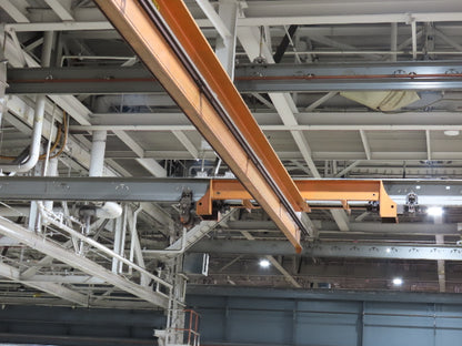 Cleveland Tramrail P&H 3 Ton Underhung Bridge Crane 45' 10" Span w/Remote