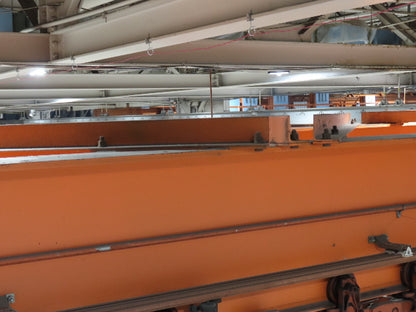 Cleveland Tramrail P&H 7.5 Ton Double Girder Underhung Bridge Crane 45' 10" Span