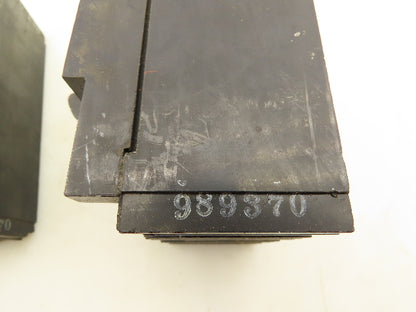 Square D 989370 Circuit Breaker 70A 3 Pole 250V Lot of 2