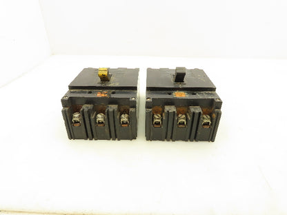 Square D 989370 Circuit Breaker 70A 3 Pole 250V Lot of 2