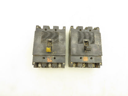 Square D 989370 Circuit Breaker 70A 3 Pole 250V Lot of 2