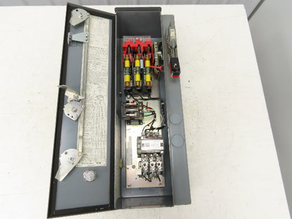 Cutler Hammer A30CDA0 Combination Motor Starter 10Hp 480V 3Ph Size 1 Fused