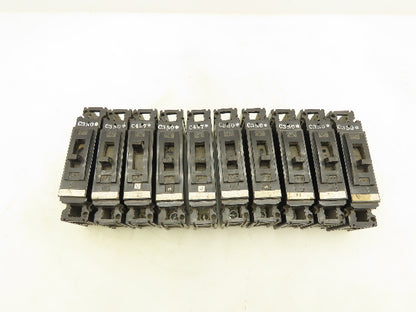 General Electric TE111020 Circuit Breaker 20A Single Pole 125V Lot of 10