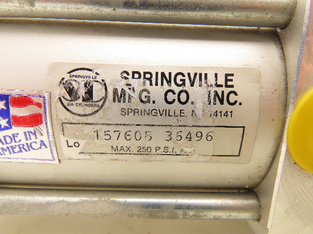 Pinch Valve Clamp 3" Max Hose Size Pneumatic Operated 250 PSI Cylinder