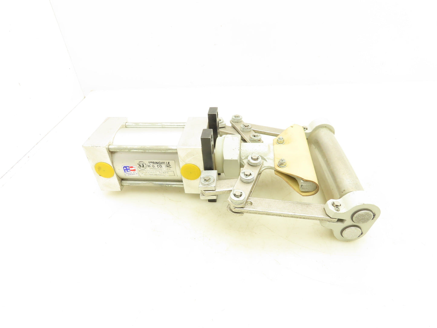 Pinch Valve Clamp 3" Max Hose Size Pneumatic Operated 250 PSI Cylinder