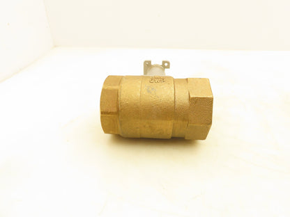 B12AE 600 CWP Brass Ball Valve Stainless Extension 2" NPT