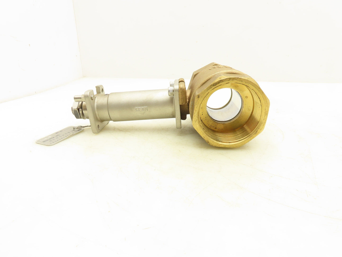 B12AE 600 CWP Brass Ball Valve Stainless Extension 2" NPT