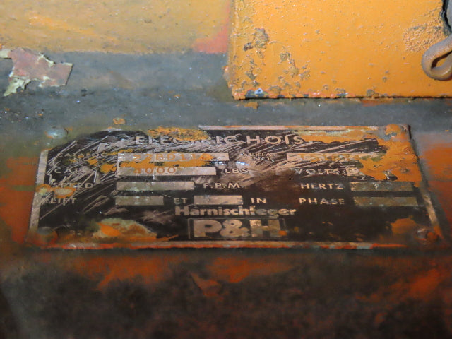 Cleveland Tramrail P&H 2 Ton Underhung Bridge Crane 45' 10" Span Magnetek Remote