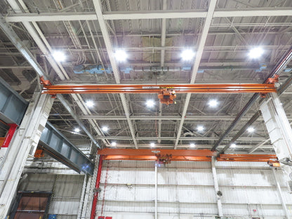 Cleveland Tramrail P&H 2 Ton Underhung Bridge Crane 45' 10" Span Magnetek Remote