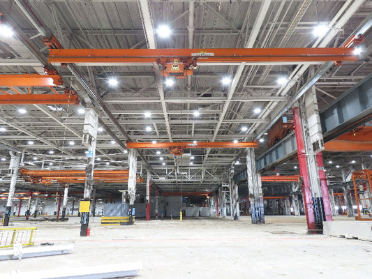 Cleveland Tramrail P&H 4 Ton Underhung Bridge Crane 45' 10" Span w/Remote