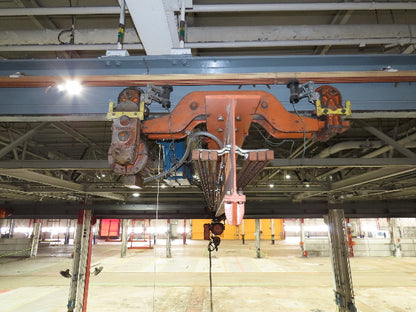 Cleveland Tramrail P&H 2 Ton Single Girder Underhung Bridge Crane 45' 10" Span