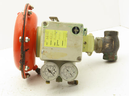 H.D. Baumann 32-24 588 Pneumatic Diaphragm Control Valve 1/2" Threaded 4-15 PSI